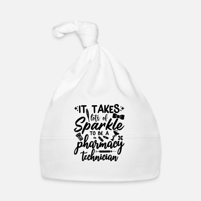 Funny pharmacy technician pharmacy gift idea Organic Baby Cap