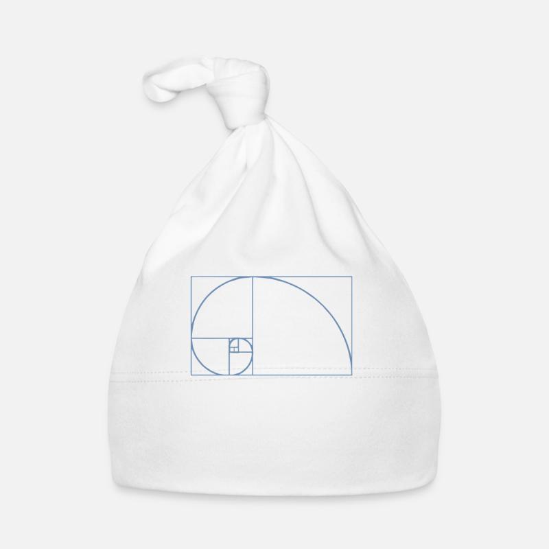 Fibonacci Tshirt Baby Bio-Mütze