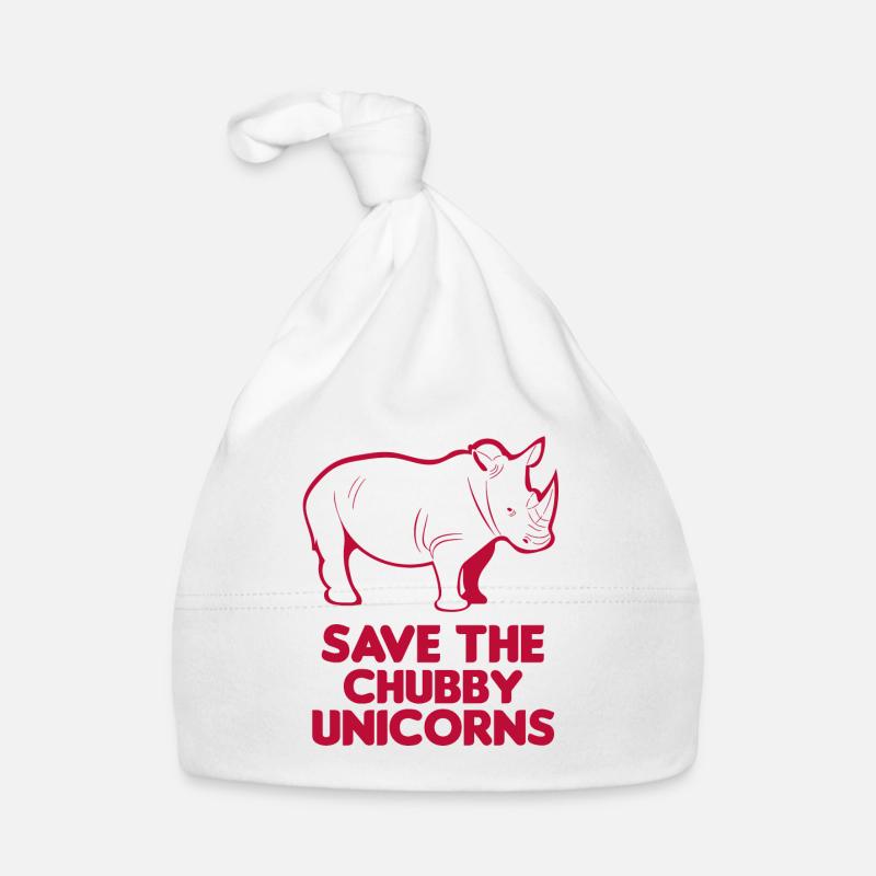 Rette die chubby Unicorns Baby Bio-Mütze