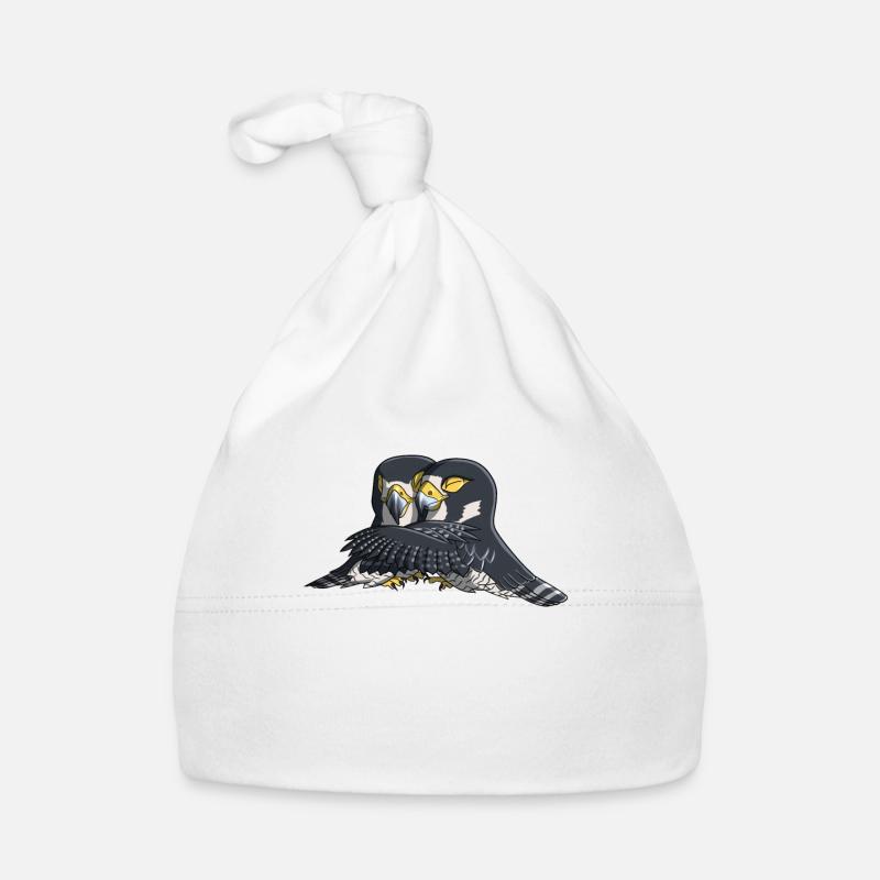 Vogel Wanderfalke Baby Bio-Mütze
