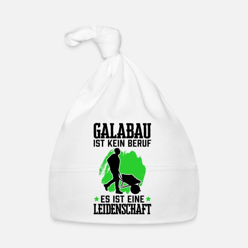 Galabau ist eine Leidenschaft Landschaftsgärtner Baby Bio-Mütze