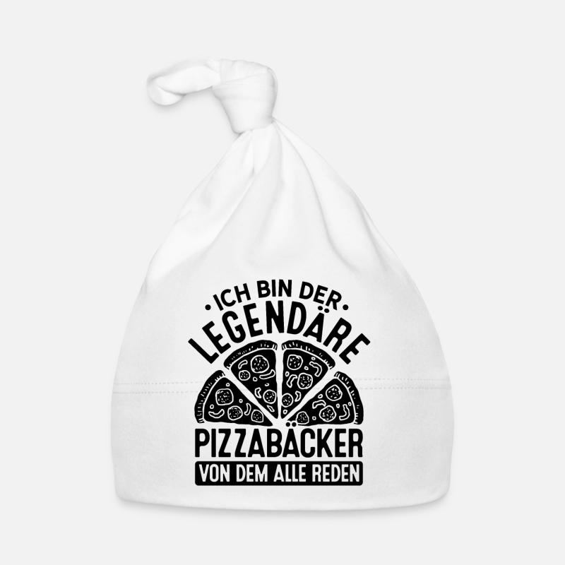 Ich Bin Der Legendäre Pizzabäcker Von Dem Alle Red Baby Bio-Mütze