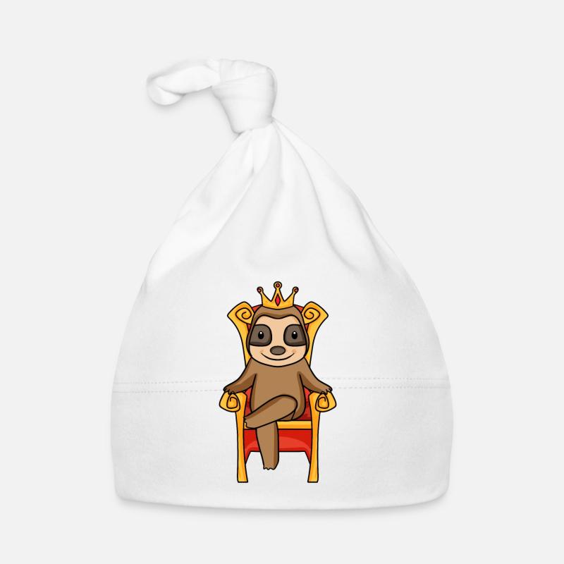 Faultier Baby Bio-Mütze