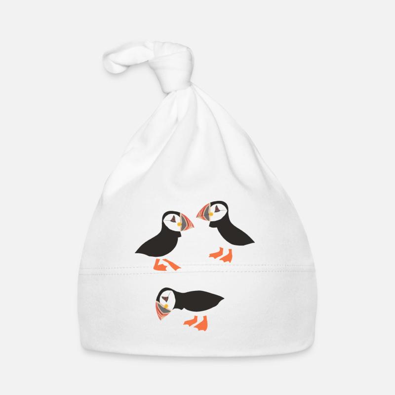 Drôles d’oiseaux Macareux Bonnet bio Bébé