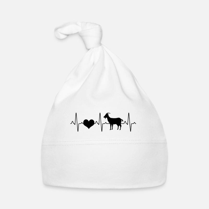 Goat Heartbeat Organic Baby Cap