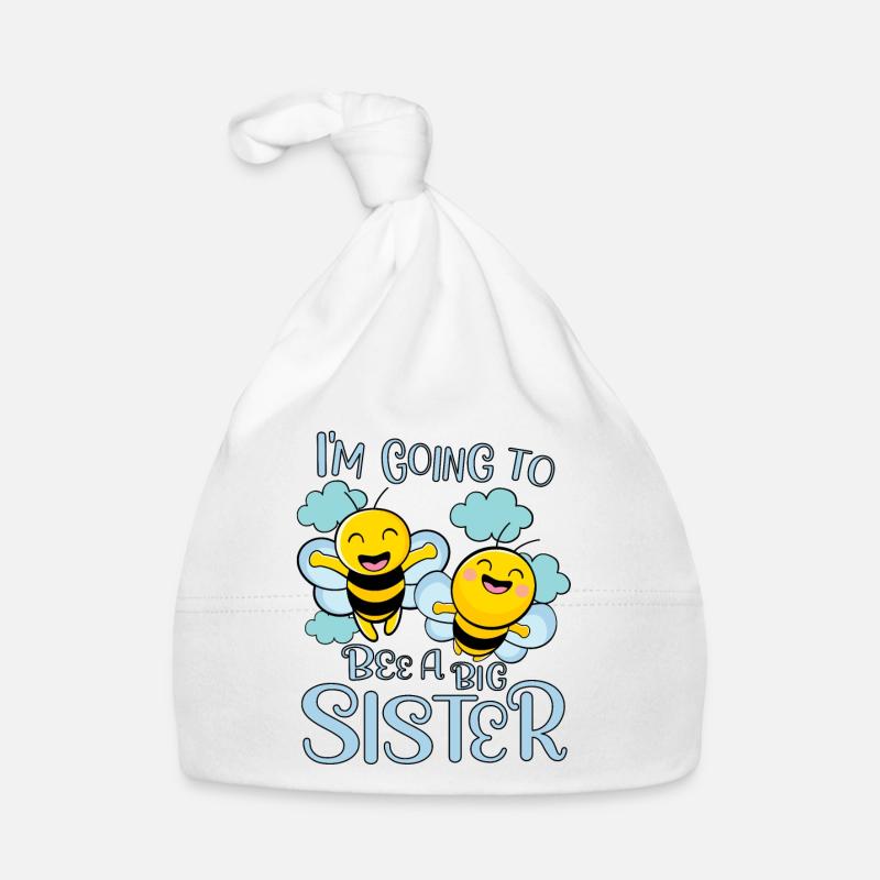 Dans l’idée cadeau Going To Be A Big Sister Bee Bonnet bio Bébé