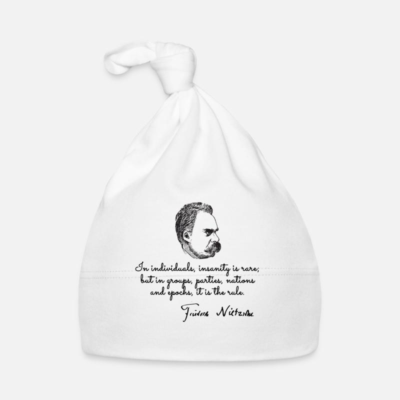 Quotes about nietzsche Organic Baby Cap