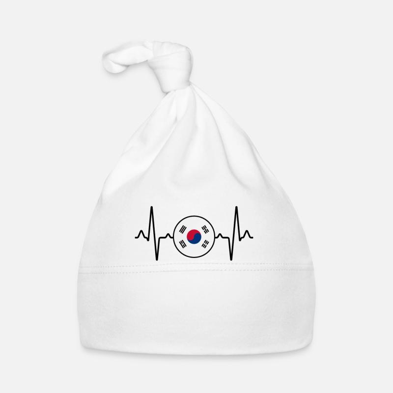 Corée du Sud Heartbeat Bonnet bio Bébé