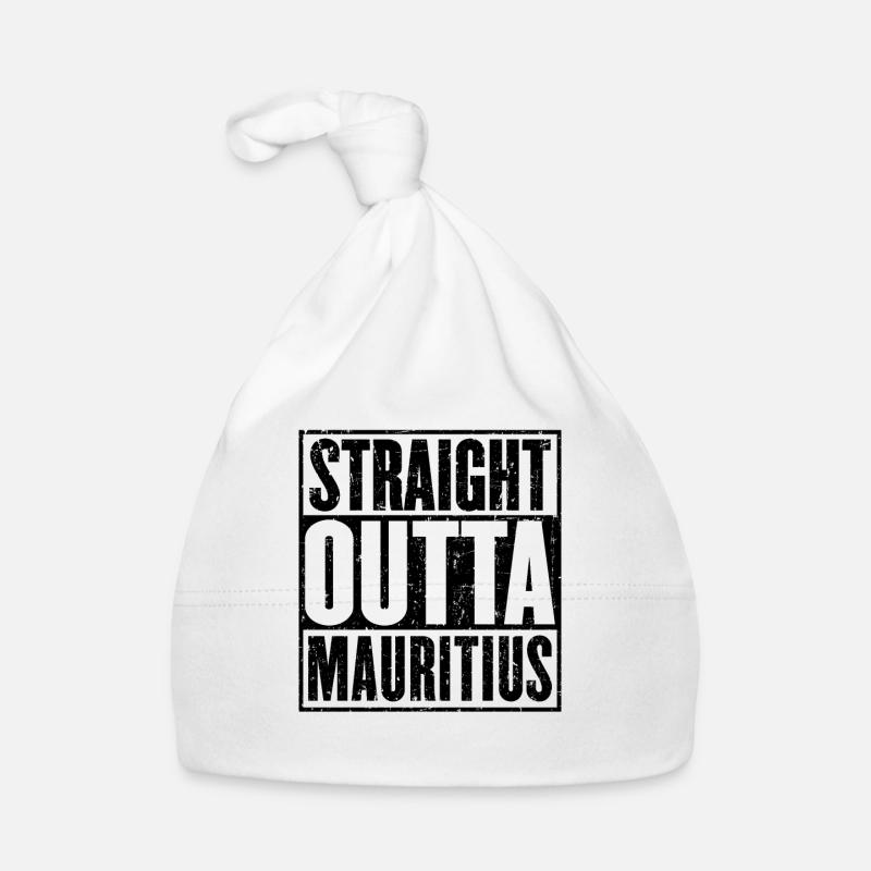 Gerade Outta Mauritius Baby Bio-Mütze
