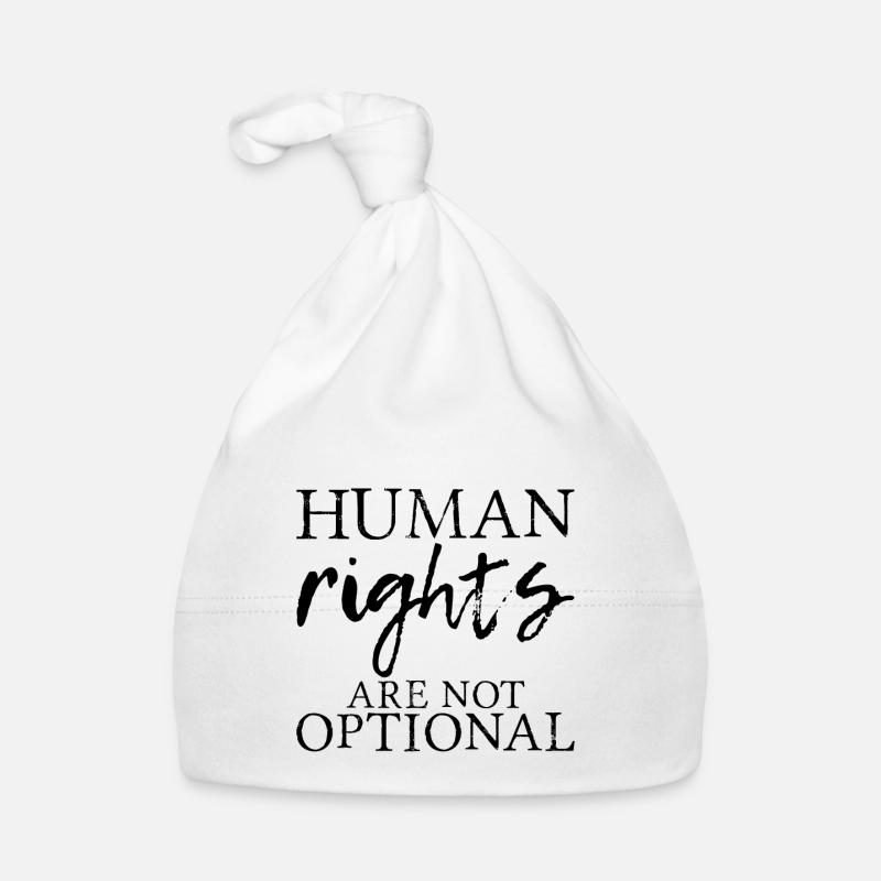 Human Rights Are Not Optional 7 Baby Bio-Mütze
