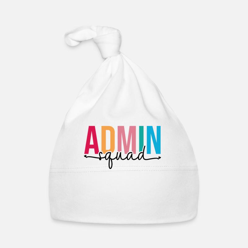 Admin Squad Administrative Assistant Admin Team Organic Baby Cap