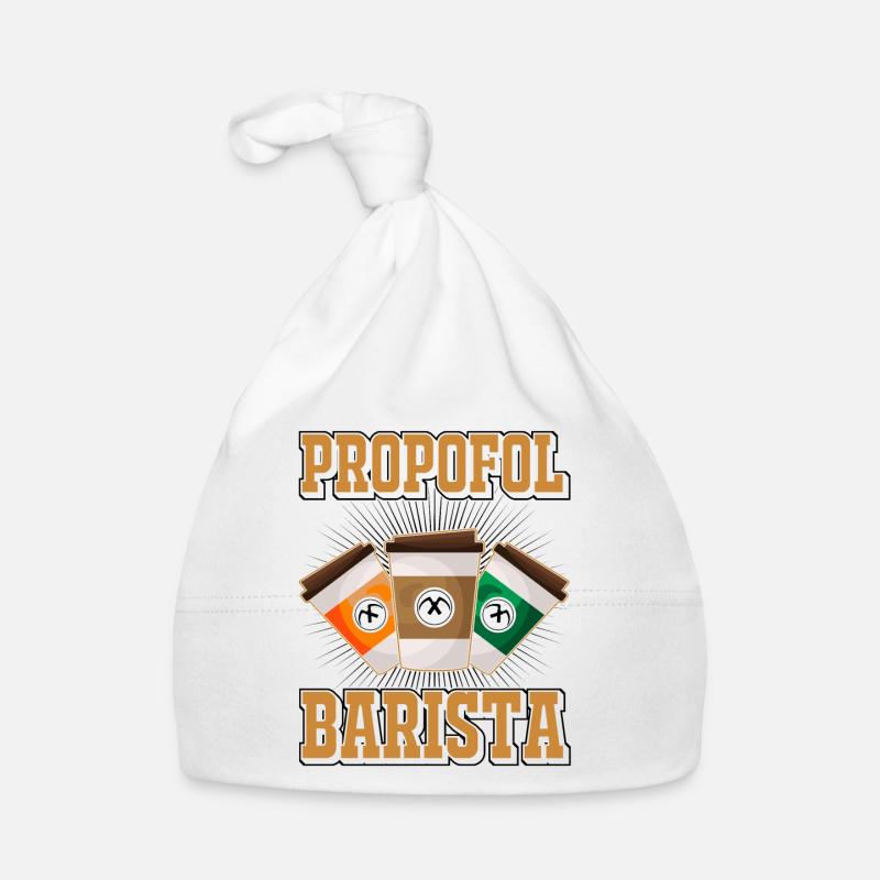 Propofol Barista - Laryngoscope Anesthesia Anesthesia Organic Baby Cap