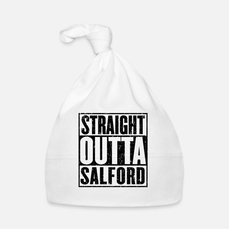Straight Outta Salford Organic Baby Cap