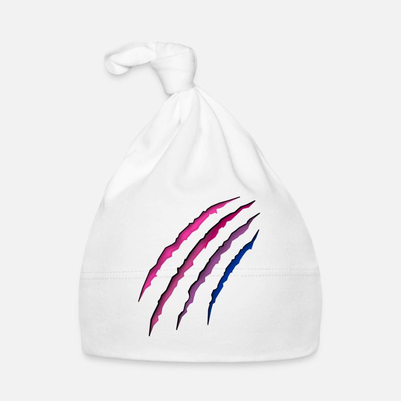 Bisexual Bi Pride Flag Scratch Baby Bio-Mütze