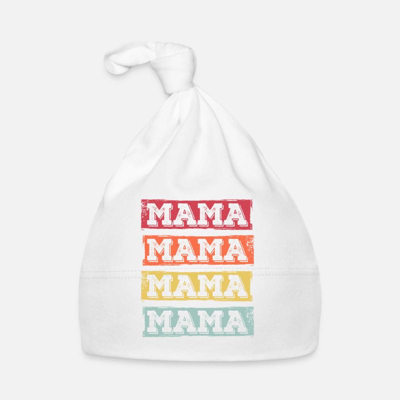 Mama Mama Mama Mama | Lustiges Muttertag Design Baby Bio-Mütze