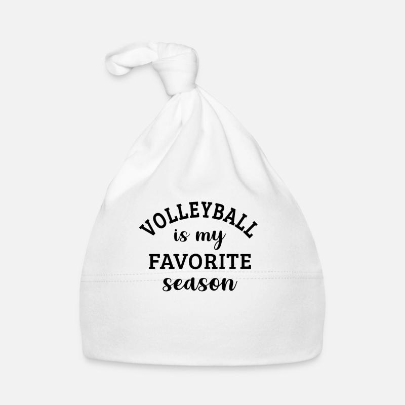 Le volleyball est ma saison préférée Bonnet bio Bébé