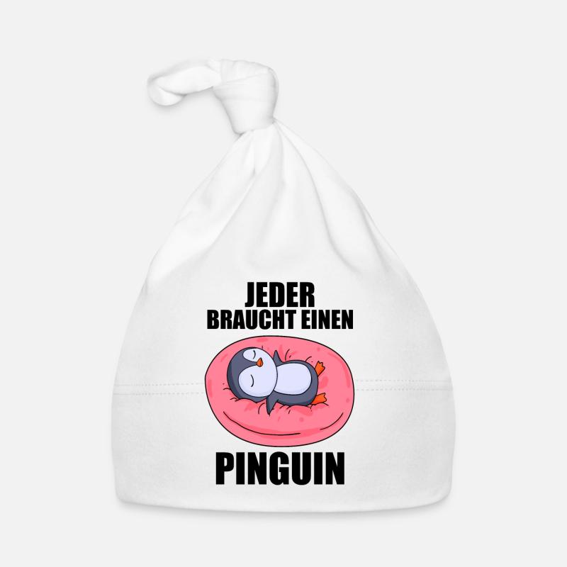 Pinguin Pinguine Baby Bio-Mütze