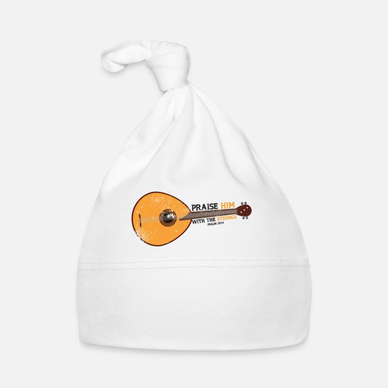 Louez-le avec des cordes - Mandoline Bonnet bio Bébé