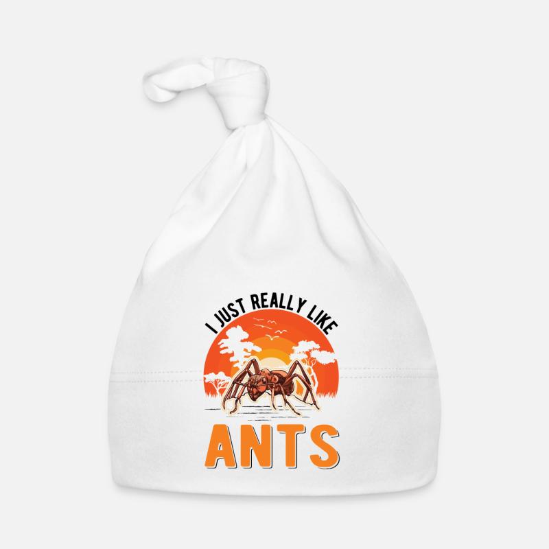 J’aime vraiment Ants Anthill Ant Bonnet bio Bébé