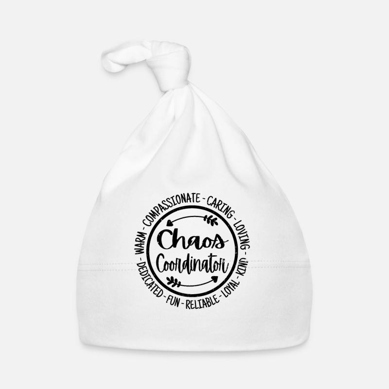 Chaos Coordinator Admin Office Squad Team Organic Baby Cap