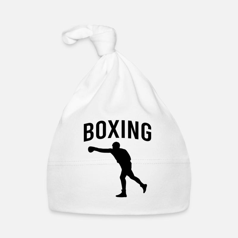 Boxen boxing - Baby Bio-Mütze - Weiß