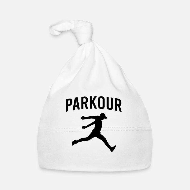 Parkour - Bonnet bio Bébé - blanc