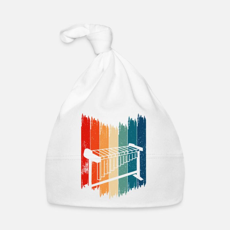 Retro Vibraphone Vintage Vibraphone Organic Baby Cap