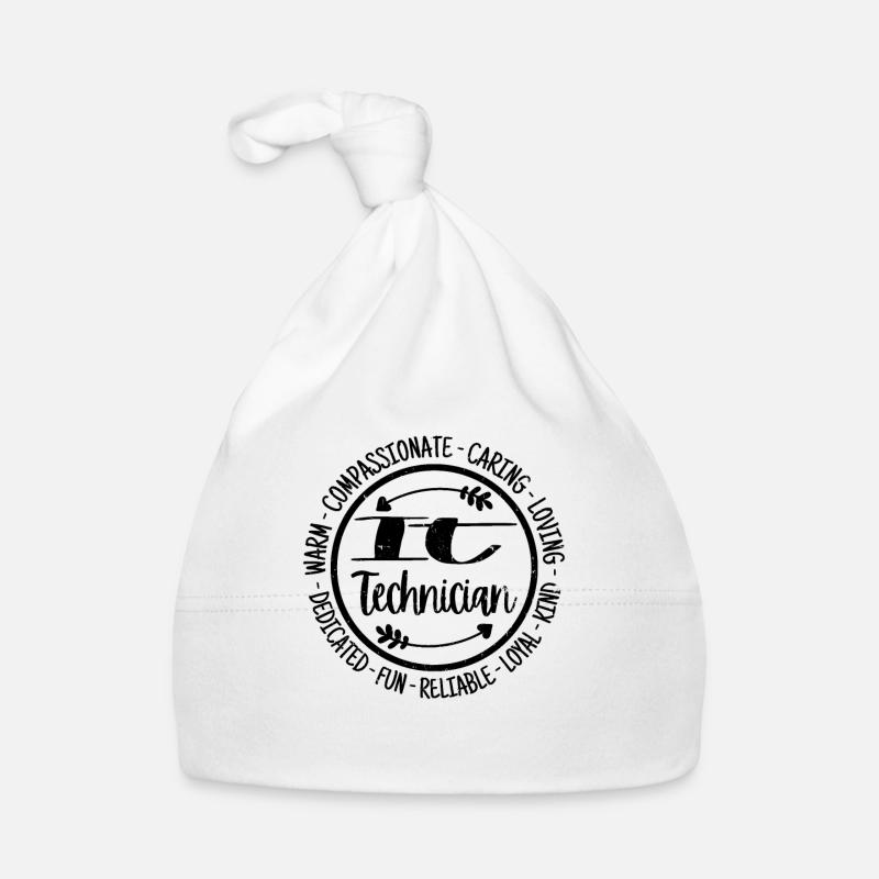 IT-Techniker Vintage Geschenk Baby Bio-Mütze