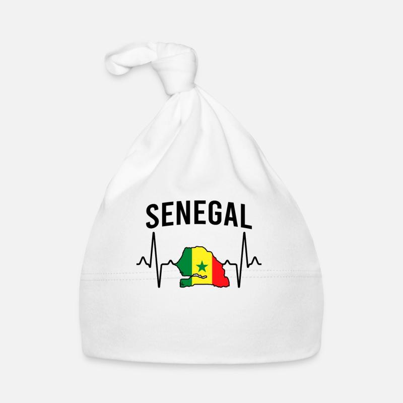 Sénégal Heartbeat Bonnet bio Bébé