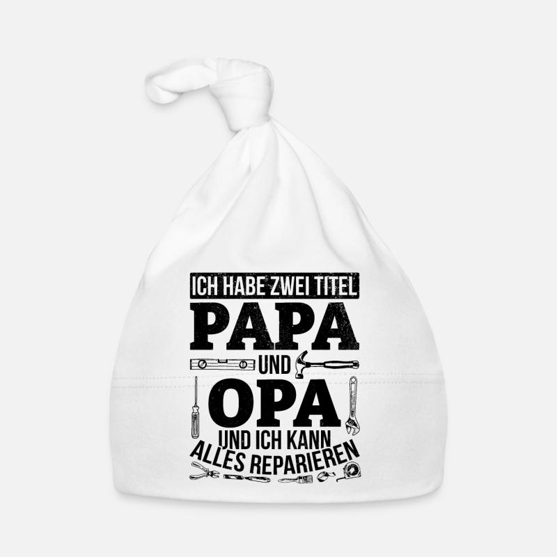 Heimwerker Opa Handwerker Opa Baby Bio-Mütze