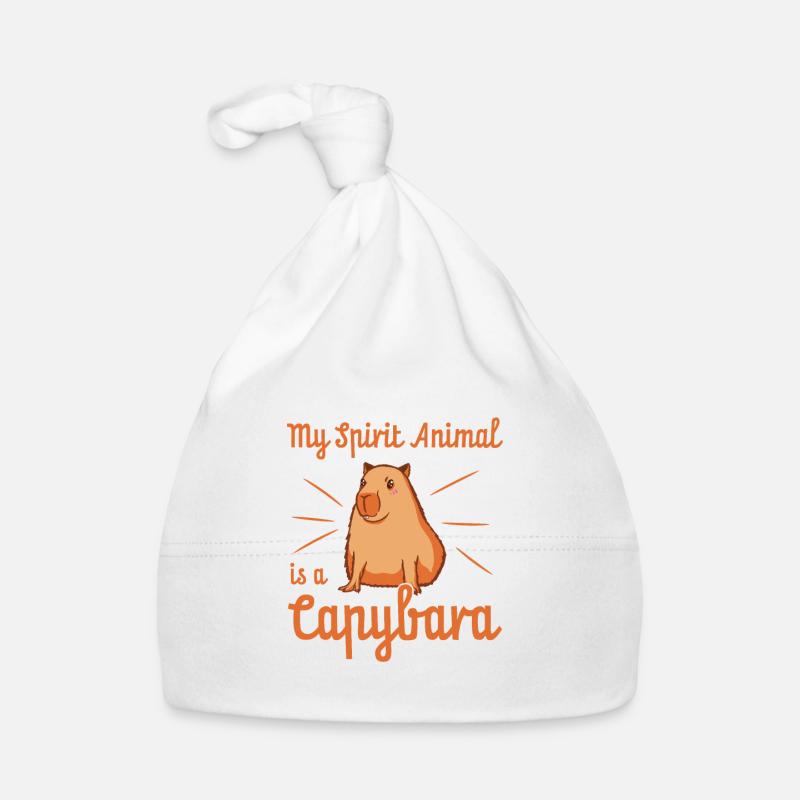 Capybara lovers Organic Baby Cap