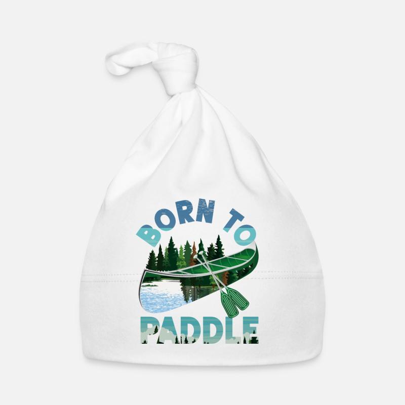 Canoë Canoë Né pour pagayer Bonnet bio Bébé