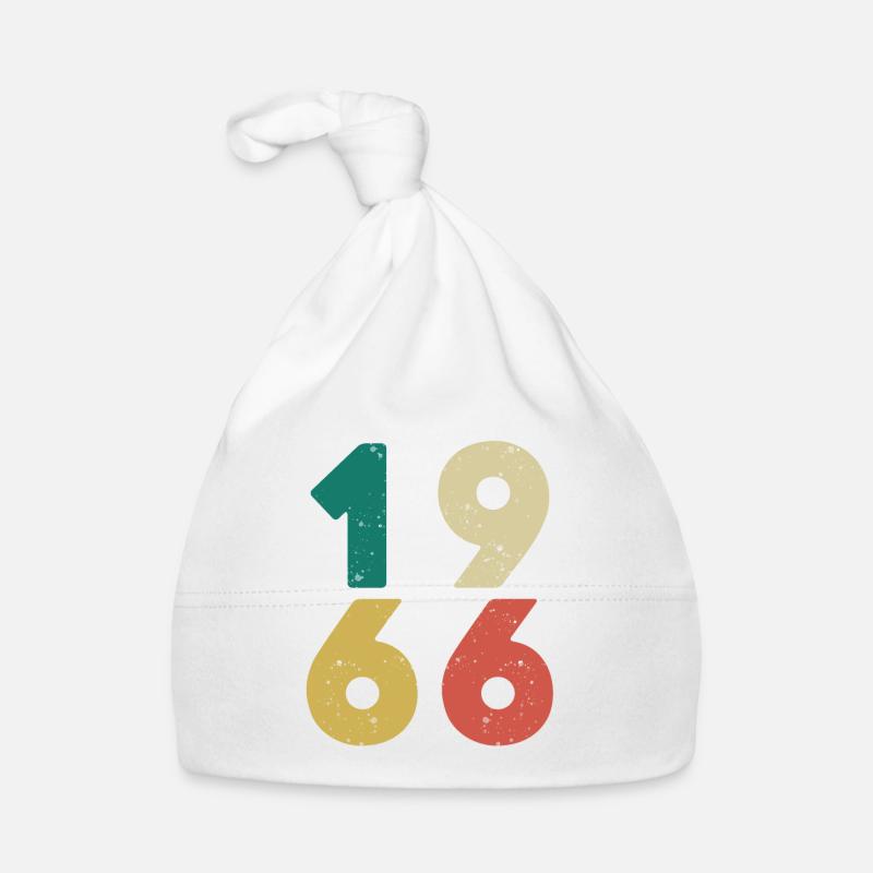 1966 - Millésime 1966 Rétro Vintage Bonnet bio Bébé