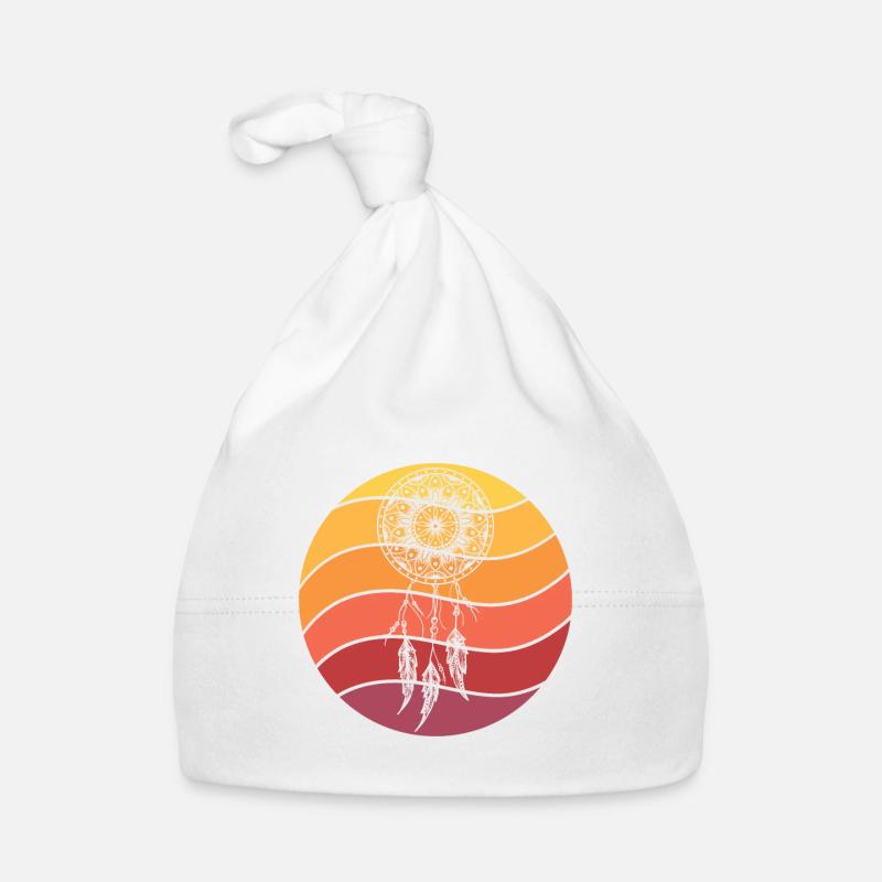 Attrape-rêves blanc Bonnet bio Bébé