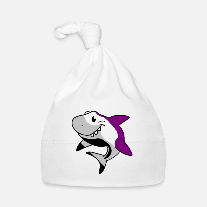 Asexué Shark Ace Pride Bonnet bio Bébé
