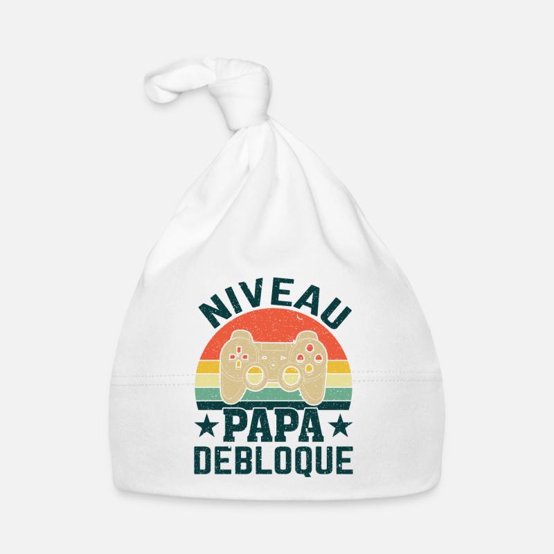 Niveau Papa Débloqué Bonnet bio Bébé