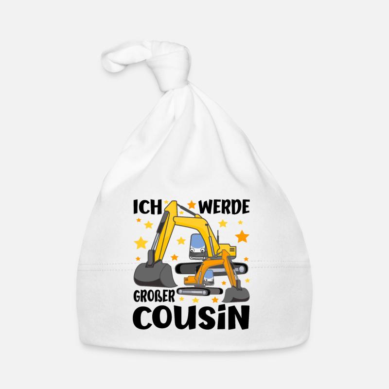 Bagger Cousins Ich werde bald großer Cousin Baby Bio-Mütze