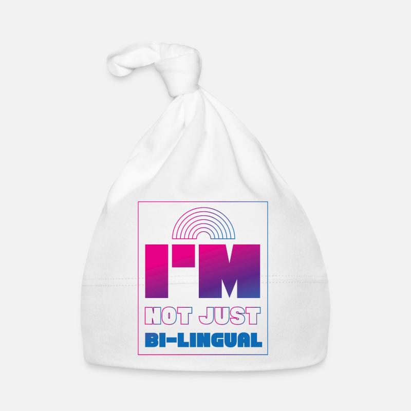 Bisexual Bi Pride Flag Pun I'M Not Baby Bio-Mütze