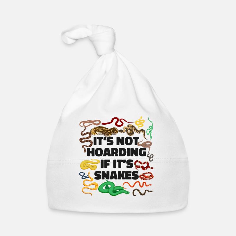Snake Serpent It'S Not Hoarding If Organic Baby Cap