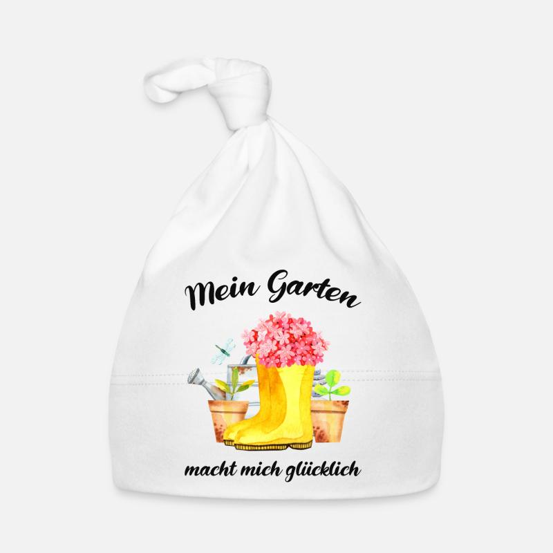 Garten Spruch Gärtner Hobbygärtner Geschenkidee Baby Bio-Mütze