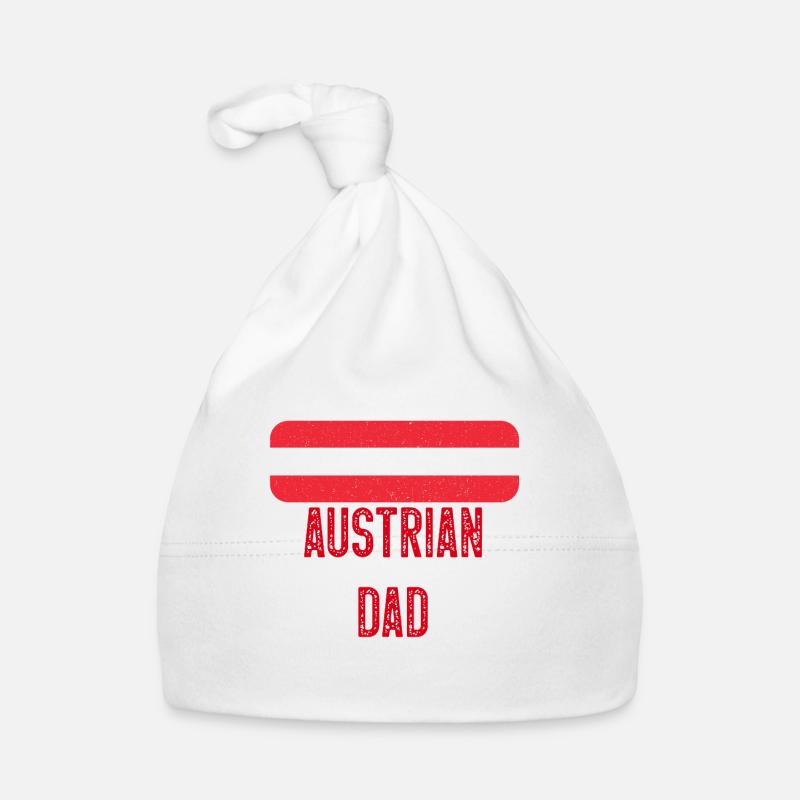 I Have Two Titles Austrian and Dad Austria Baby Bio-Mütze