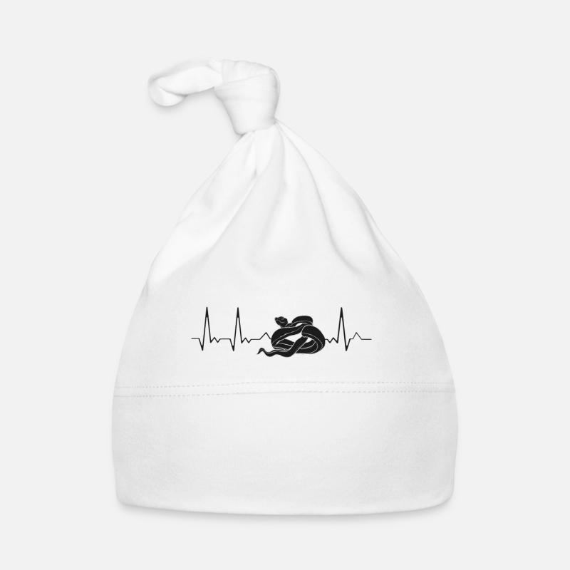 Snake Serpent Heartbeat Baby Bio-Mütze