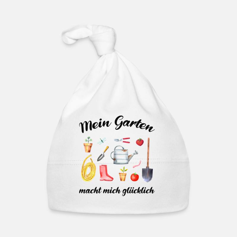 Garten Spruch Gärtner Hobbygärtner Geschenkidee Baby Bio-Mütze