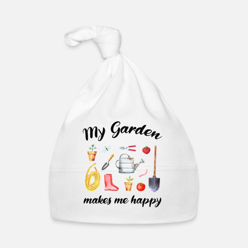 Garten Spruch Gärtner Hobbygärtner Geschenkidee Baby Bio-Mütze