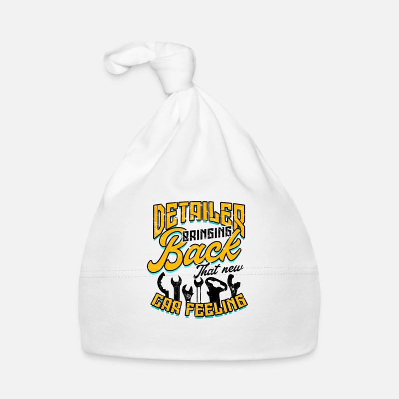 Detailer bringing back that new car feeling - Organic Baby Cap