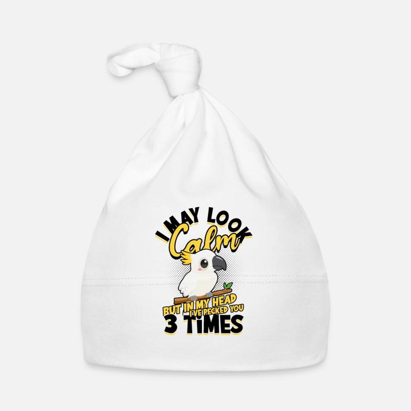 I may look calm but in my head I've bitten you - Organic Baby Cap
