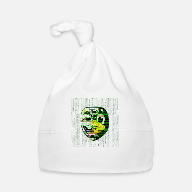 Cyber Security Professional Hacker Maske Linux Baby Bio-Mütze