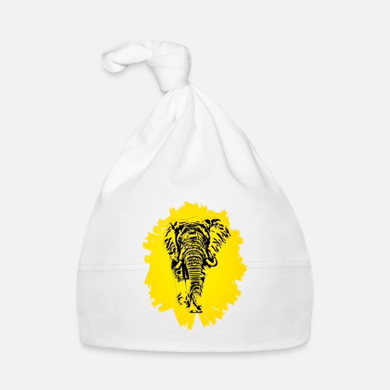 Elephant Organic Baby Cap