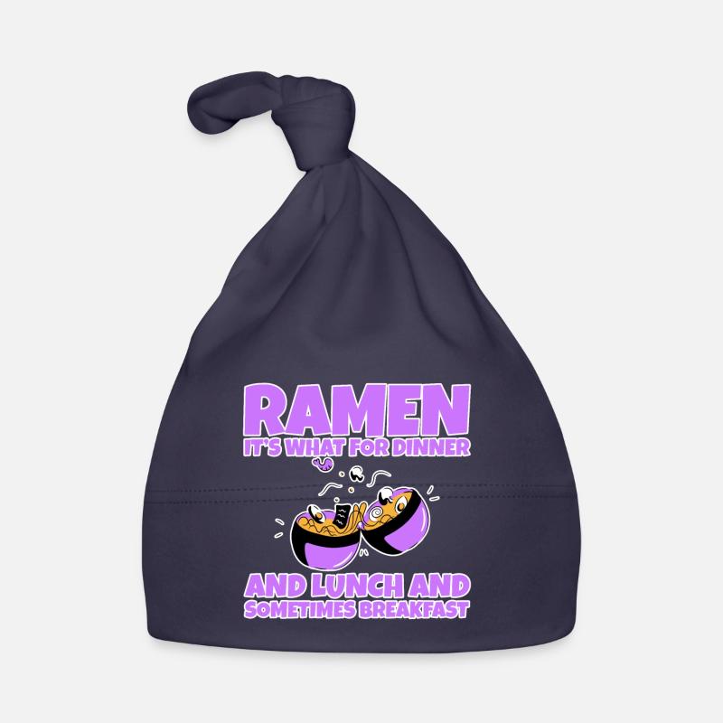 Ramen, For Dinner And Lunch And Breakfast 2 Baby Bio-Mütze
