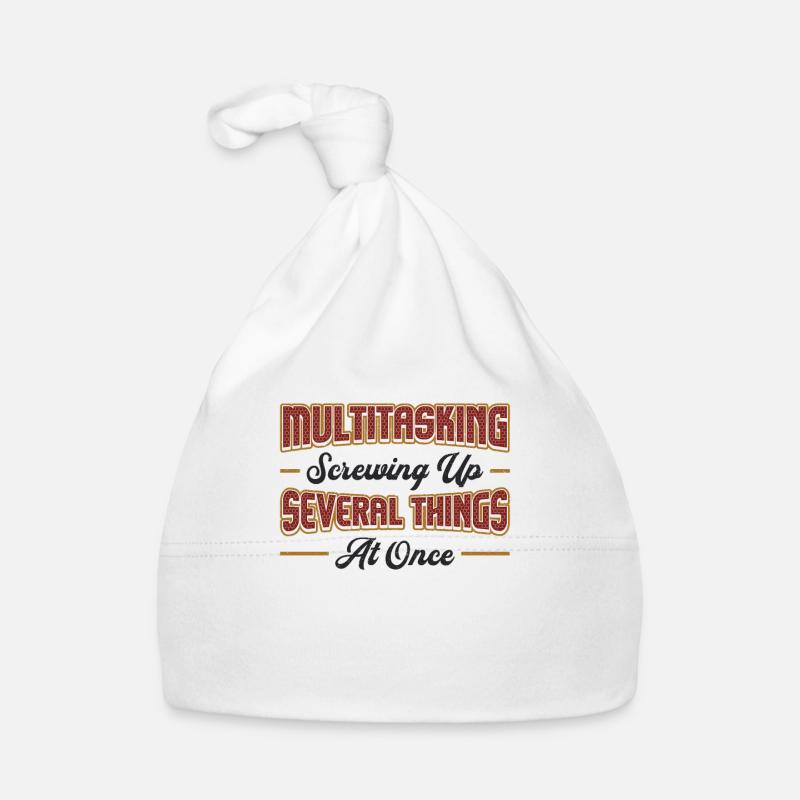 Multitasking Multiple Things Organic Baby Cap